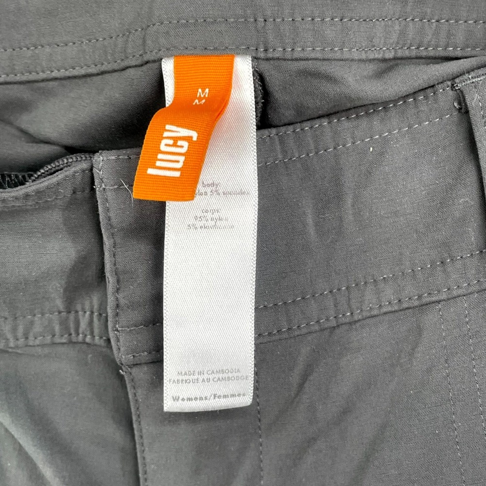 Lucy Walkabout Collection Pants Womens Medium Black Gorpcore Hiking Outdoor Gear - Picture 9 of 12